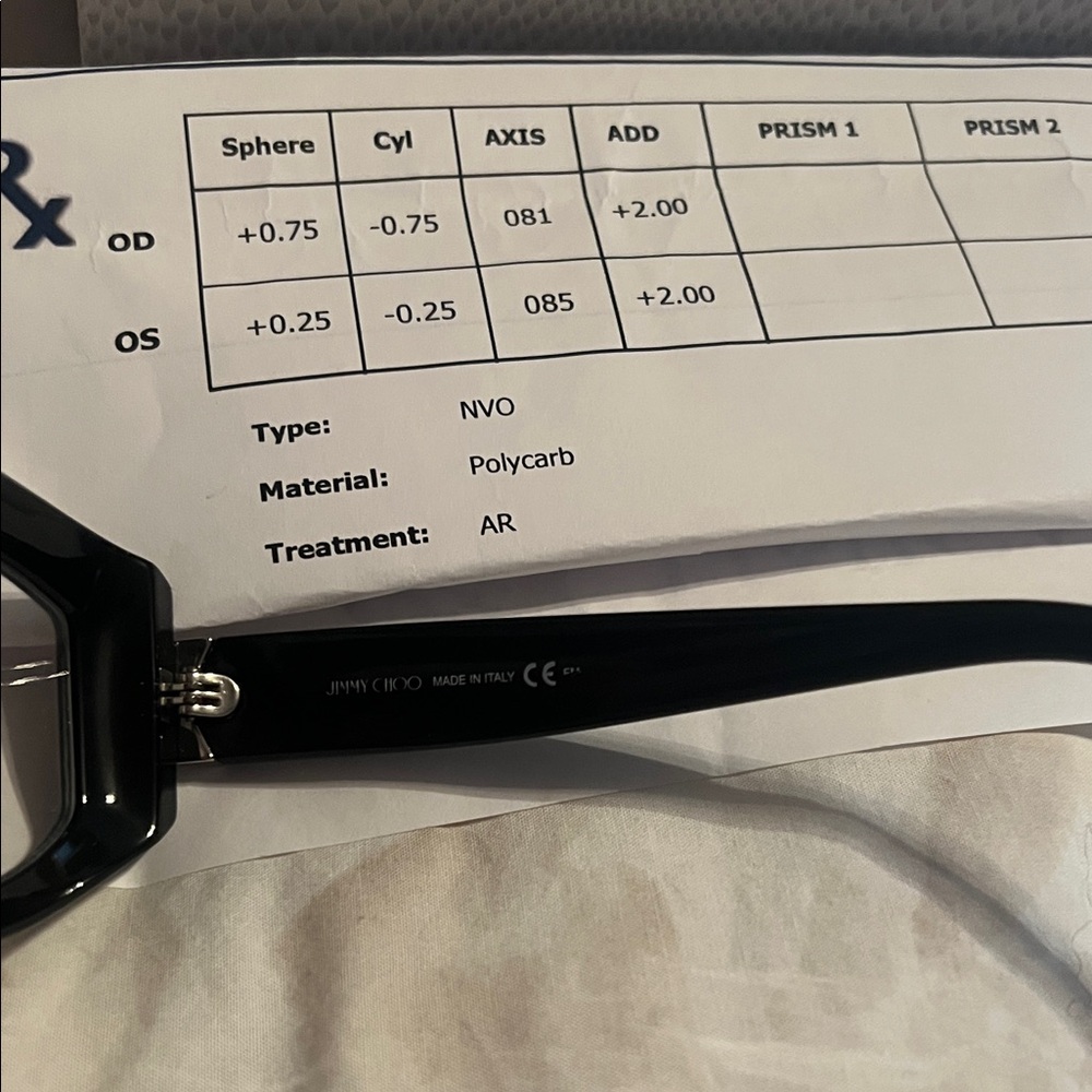✨Jimmy Choo Black and silver Women's Glasses - Picture 4 of 13